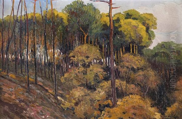 Herbstwald Oil Painting by Ivan Ivanovitch Kowalski