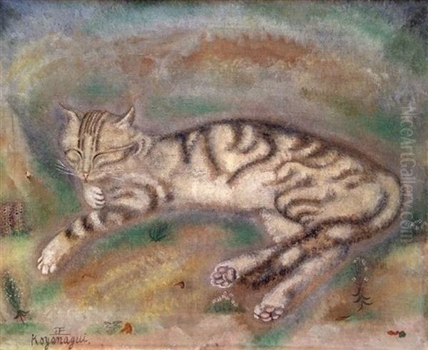 Chat Oil Painting by Sei Koyanagui