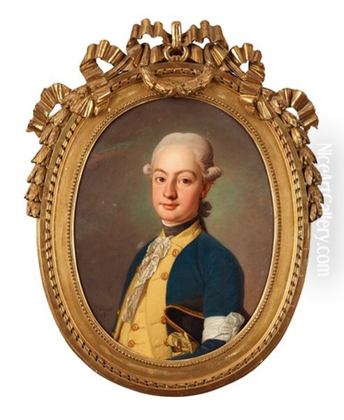 Gustaf Anton Gyldenstolpe (1744-1827) Oil Painting by Per Krafft the Elder