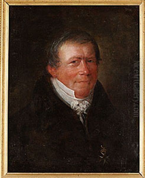 Portratt Av Professor Skytteanus Olof Kolmodin Oil Painting by Per Krafft the Younger