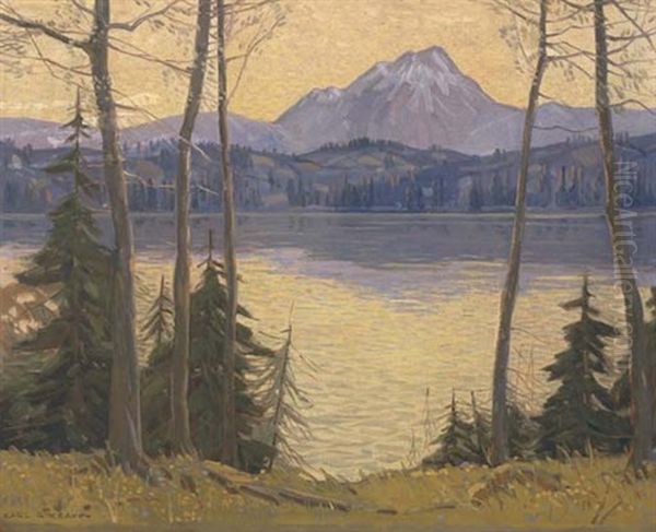 The Great Northwest Oil Painting by Carl Rudolph Krafft