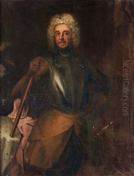 Carl Gustaf Morner Af Morlanda Oil Painting by David von Krafft