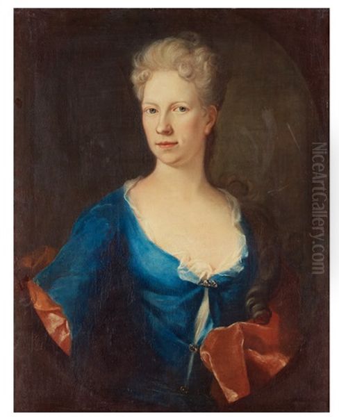 Margareta Akerhielm (1677-1721) Oil Painting by David von Krafft