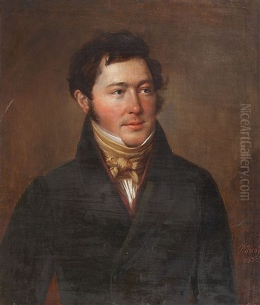 Portrait Of A Man Oil Painting by Johann-Peter Krafft