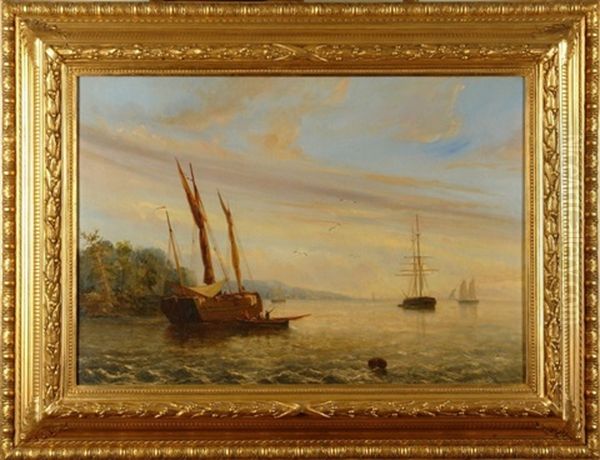 Marine Oil Painting by Hermann Kramer