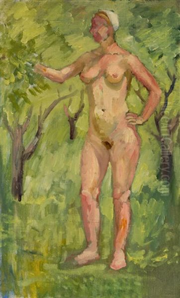 Nude Composition Oil Painting by Dmitry Krapivny