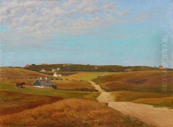 Landscape Oil Painting by Fritz Kraul