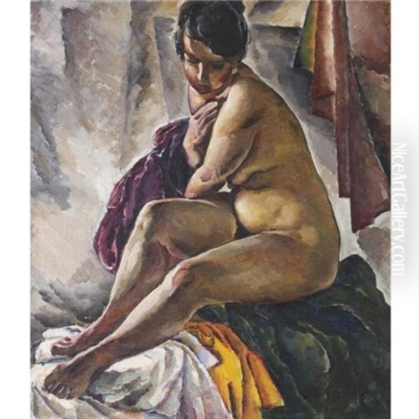 Nude Oil Painting by Aleksei Ilych Kravchenko