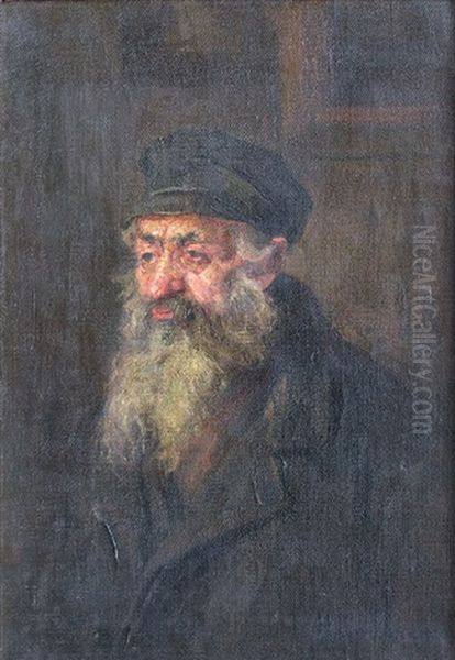 Homme Barbu Oil Painting by Nikolai Ivanovich Kravchenko