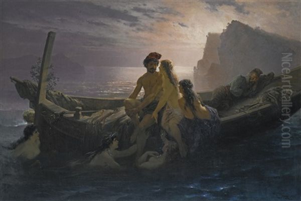 The Sirens Oil Painting by Wilhelm Kray