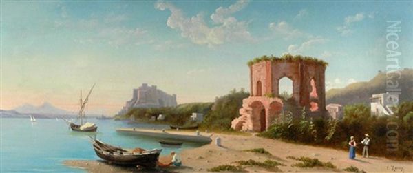 Bay By Gaeto Oil Painting by Eremino Kremp