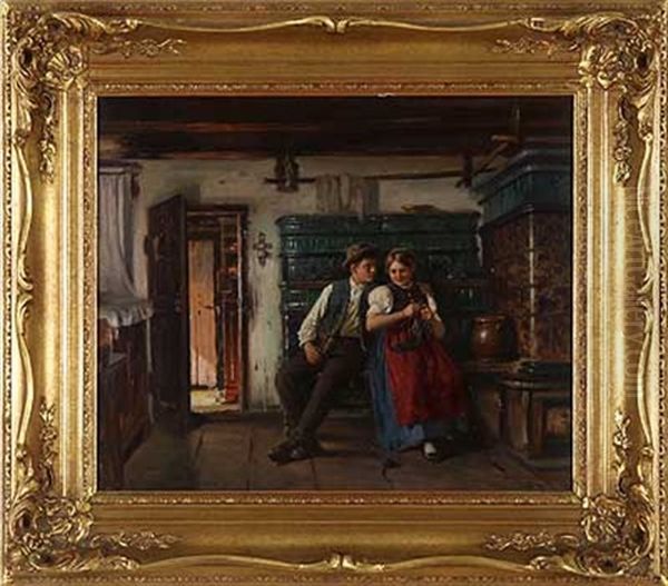 Zarte Bande Oil Painting by Carl Kricheldorf