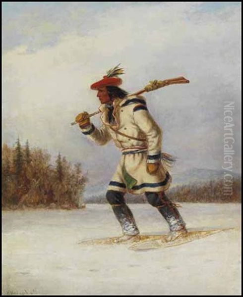 The Indian Hunter Oil Painting by Cornelius David Krieghoff