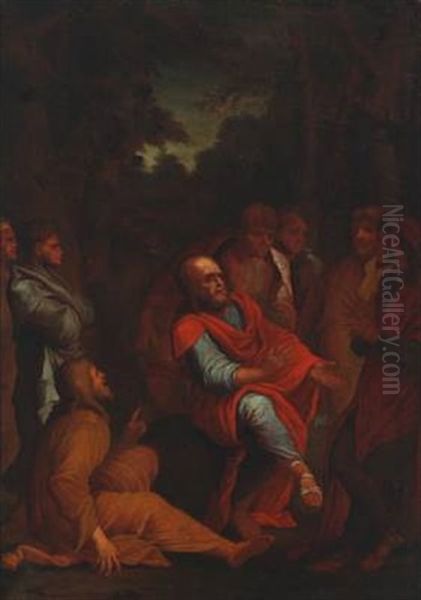 The Acts Of The Apostles Oil Painting by Hendrik Krock