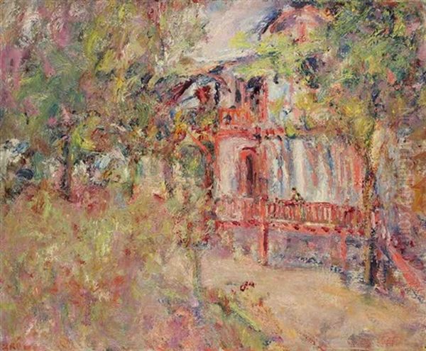 La Maison Sur L'eau Oil Painting by Paul Kron