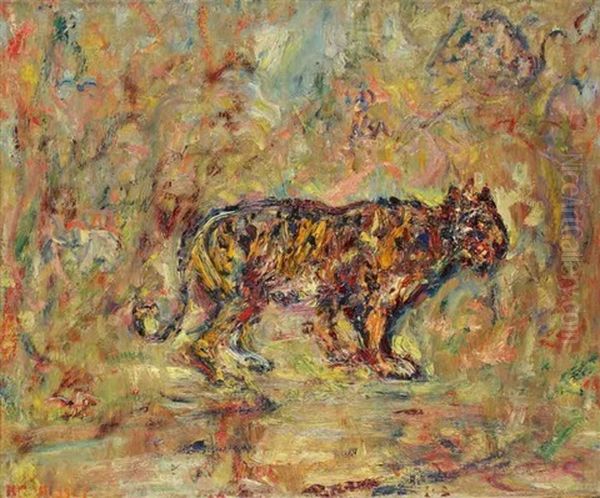 Le Tigre Oil Painting by Paul Kron