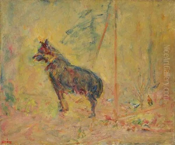 Le Chien Oil Painting by Paul Kron