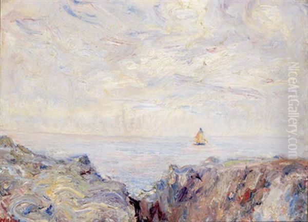 Bord De Mer Oil Painting by Paul Kron