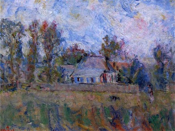 Maison A La Campagne Oil Painting by Paul Kron