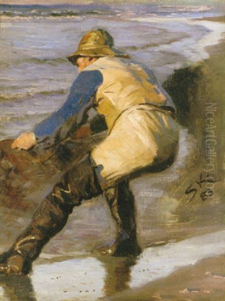 Fiskare Oil Painting by Peder Severin Kroyer