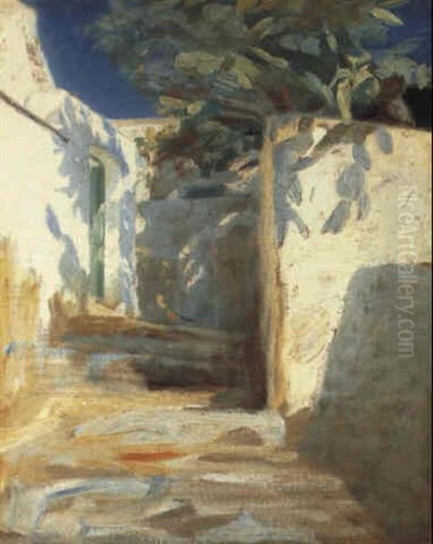 Studie Fra Anacapri Oil Painting by Peder Severin Kroyer