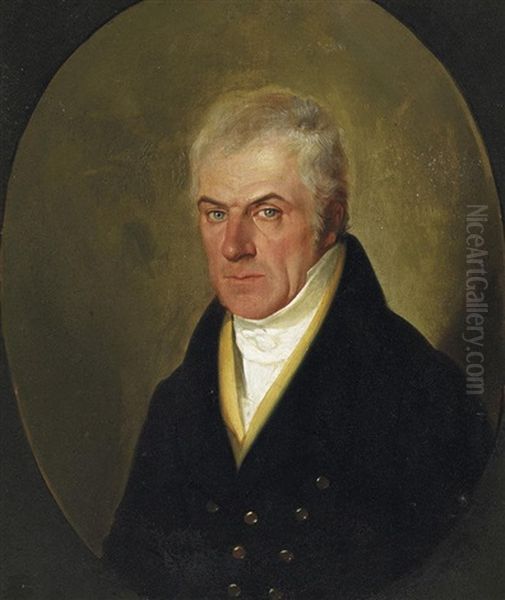 Portrat Des Alexander Von Humboldt Oil Painting by Franz Krueger