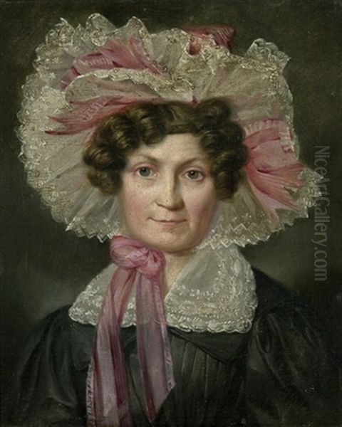 Bildnis Johanna Charlotte Dorothea Illige Oil Painting by Franz Krueger