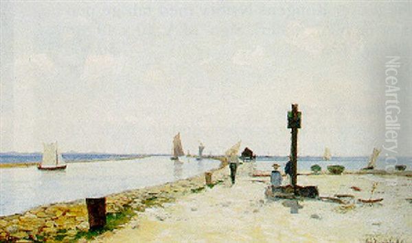 Sommerdag Ved Havet by Olof Krumlinde