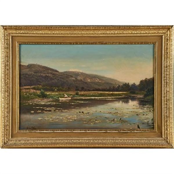 Untitled (near Ellenville, New York) Oil Painting by Hendrik Dirk Kruseman van Elten