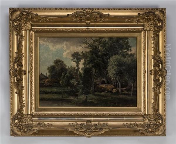 Pastoral Scene Oil Painting by Hendrik Dirk Kruseman van Elten