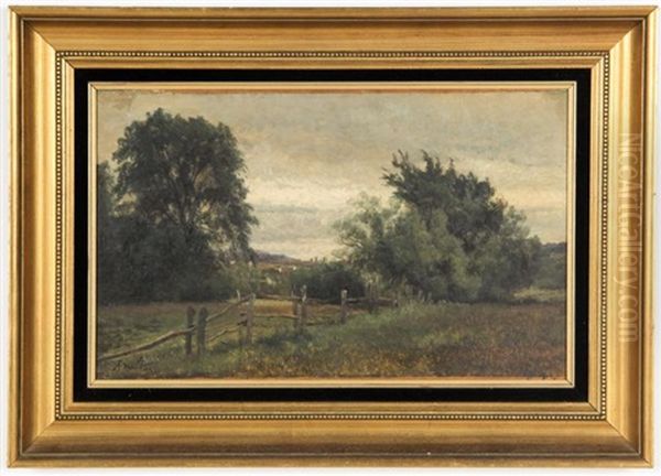 Pastoral Landscape Oil Painting by Hendrik Dirk Kruseman van Elten