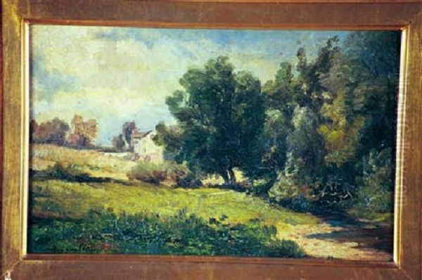 Landscape With House Oil Painting by Hendrik Dirk Kruseman van Elten