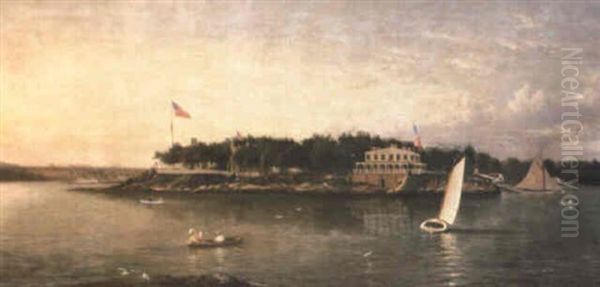 Americus Club, New York Oil Painting by Hendrik Dirk Kruseman van Elten