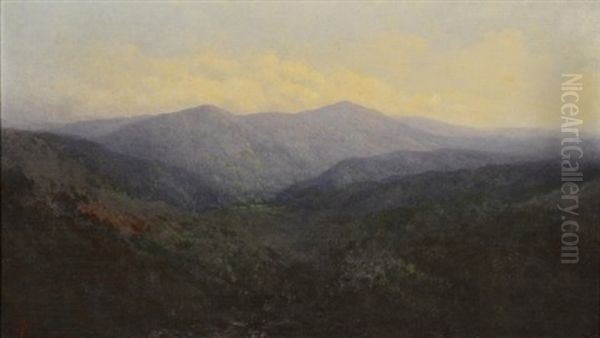 Mt. Leconte Oil Painting by Charles Christopher Krutch