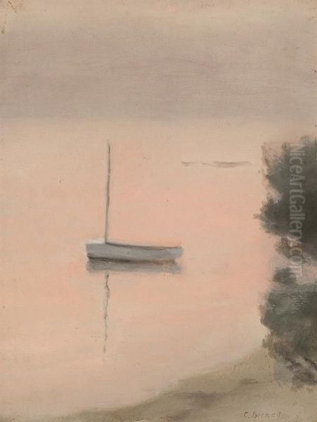 Evening Calm Oil Painting by Clarice Marjoribanks Beckett