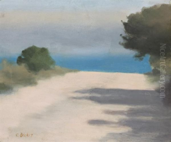 White Road, Anglesea Oil Painting by Clarice Marjoribanks Beckett