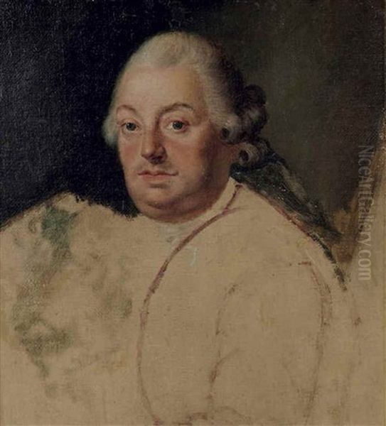 Portrait De Louis Xvi (1754-1793) Oil Painting by Alexander Kucharski