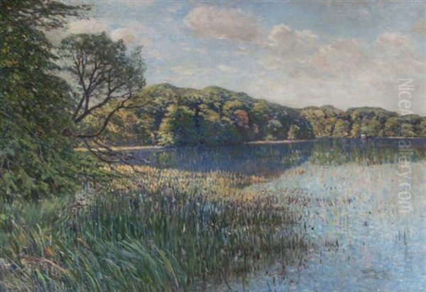 Klein Flottbek Oil Painting by Max Kuchel