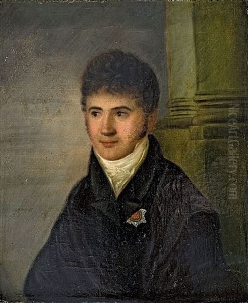 Bildnis Eines Jungen Mannes Oil Painting by Franz Gerhard von Kuegelgen