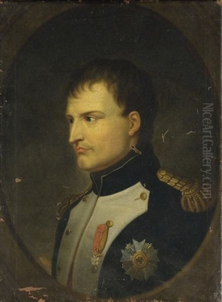 Portrait De Napoleon Ier Oil Painting by Franz Gerhard von Kuegelgen