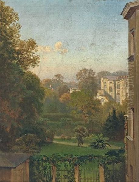 Sudliche Parklandschaft Im Sonnigen Licht Oil Painting by Wilhelm Kuehling