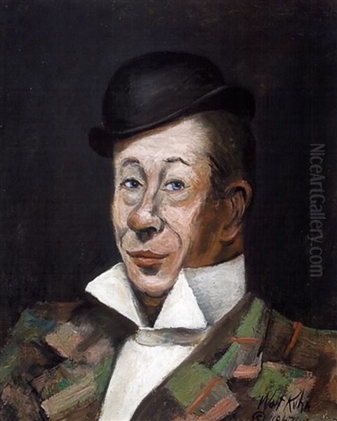 Bert Lahr Oil Painting by Walt Kuhn