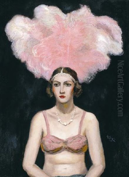 Chorus Captain, 1935 Oil Painting by Walt Kuhn