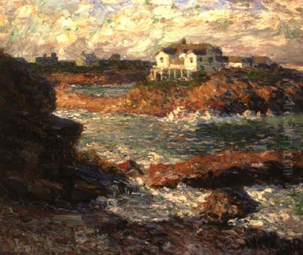 Island House, Ogunquit, Maine Oil Painting by Walt Kuhn