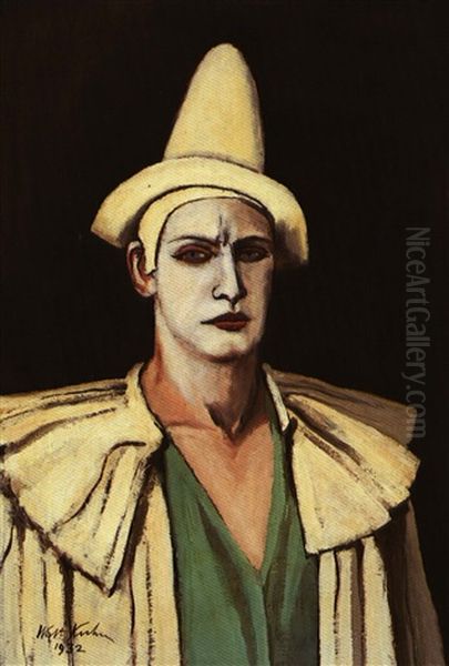 Kansans (portrait Of The Artist As A Clown) by Walt Kuhn