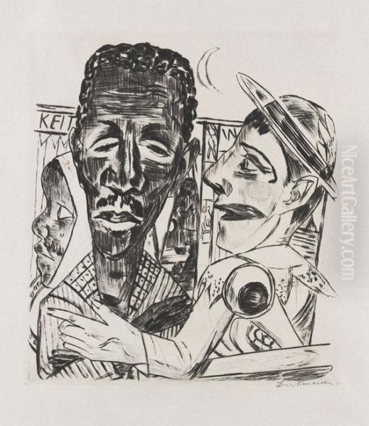 Der Neger Oil Painting by Max Beckmann