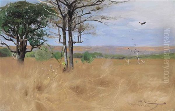 Ost Africa Oil Painting by Wilhelm Friedrich Kuhnert