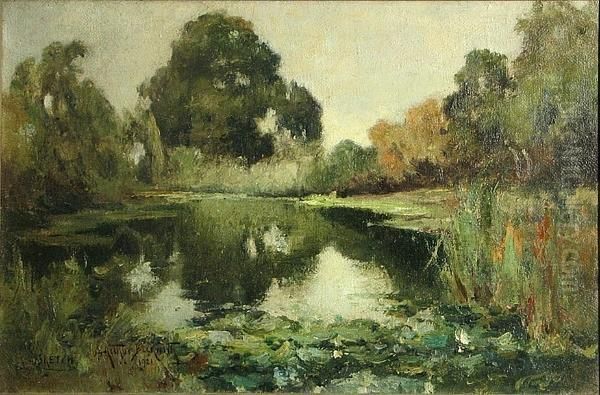 The Secluded Pond Oil Painting by Arthur Beckwith