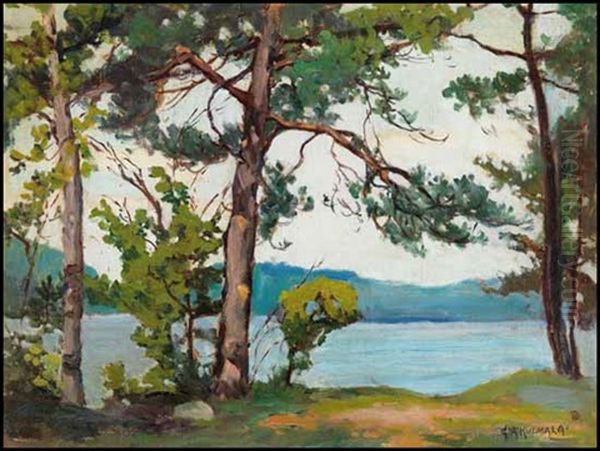 Shore Scene, Muskoka Oil Painting by George Arthur Kulmala