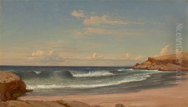 Bucht Bei Colares (portugal) Oil Painting by Carl Robert Kummer